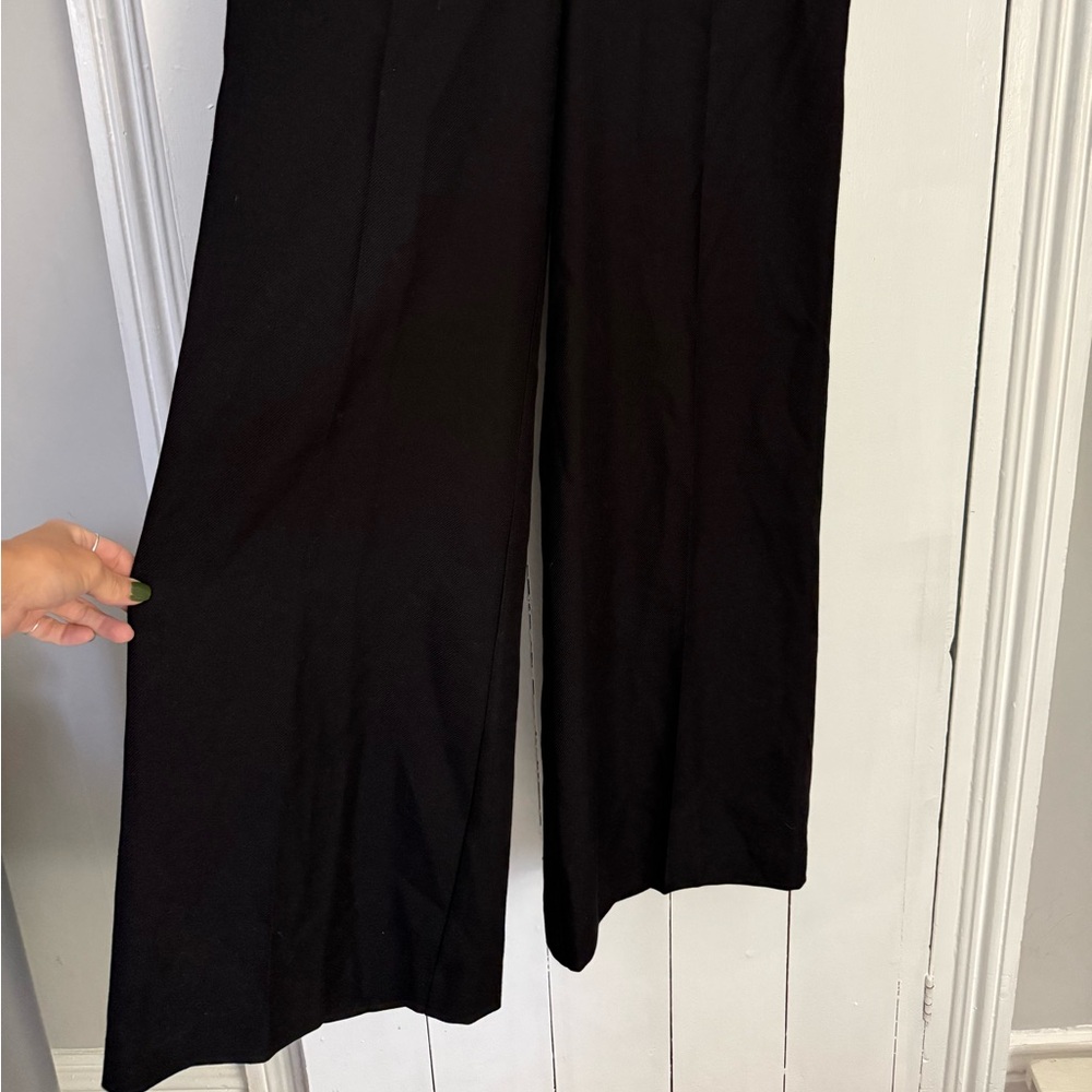 H&M Edition wool blend wide leg high waisted dress pants size 6 - Picture 3 of 10